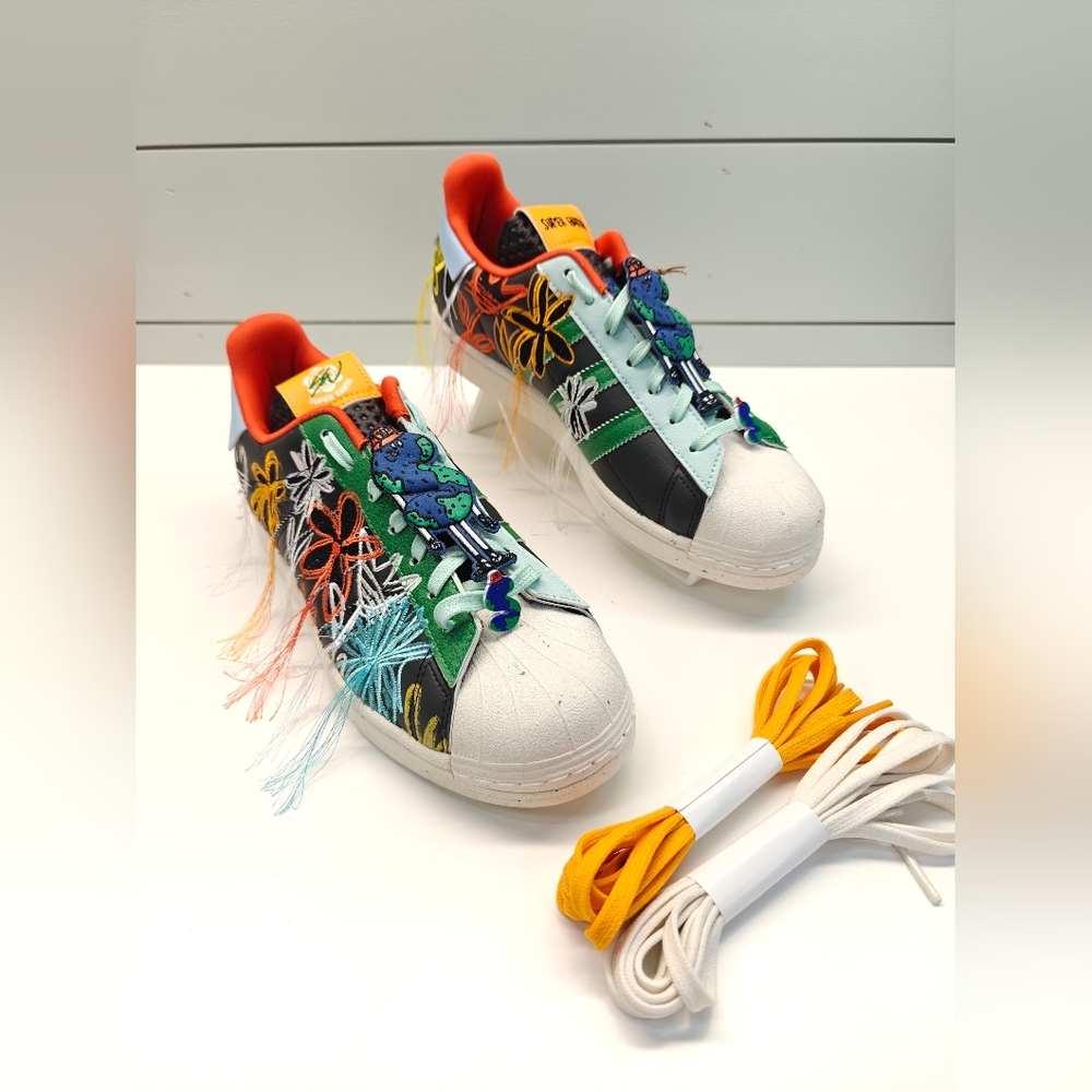 Adidas Superstar Sean Wotherspoon Super Earth Multicolor Sneakers Size Men's 10